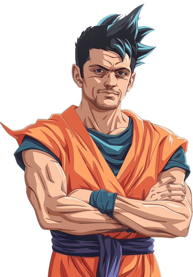 Mohamed Bouadjar dans son univers graphique inspiré DBZ